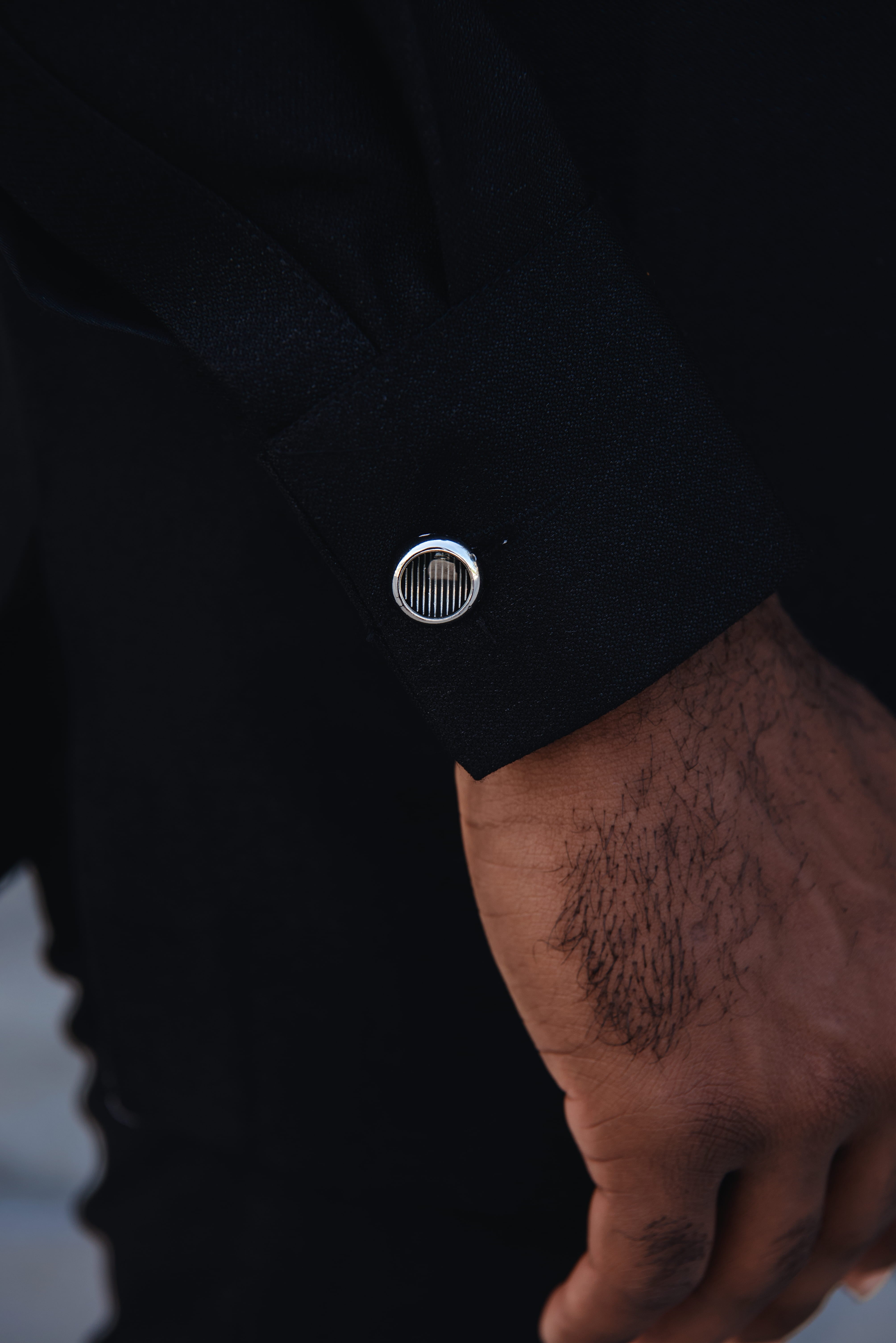 Black Stone Senator – Modern African Men’s Two-Piece Outfit | Richfabrik