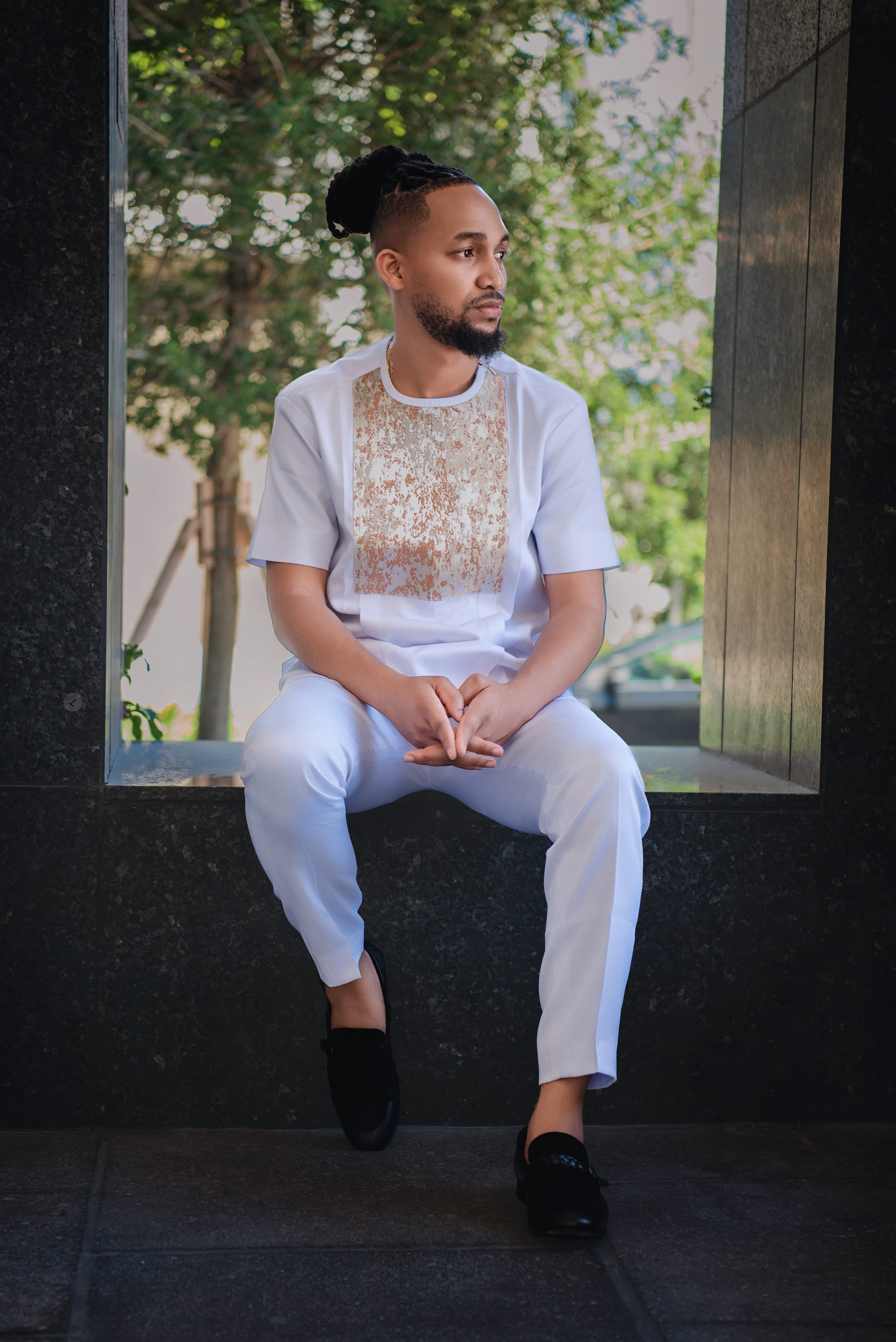 The Aurelius Set – Modern African Men’s Two-Piece Outfit | Richfabrik