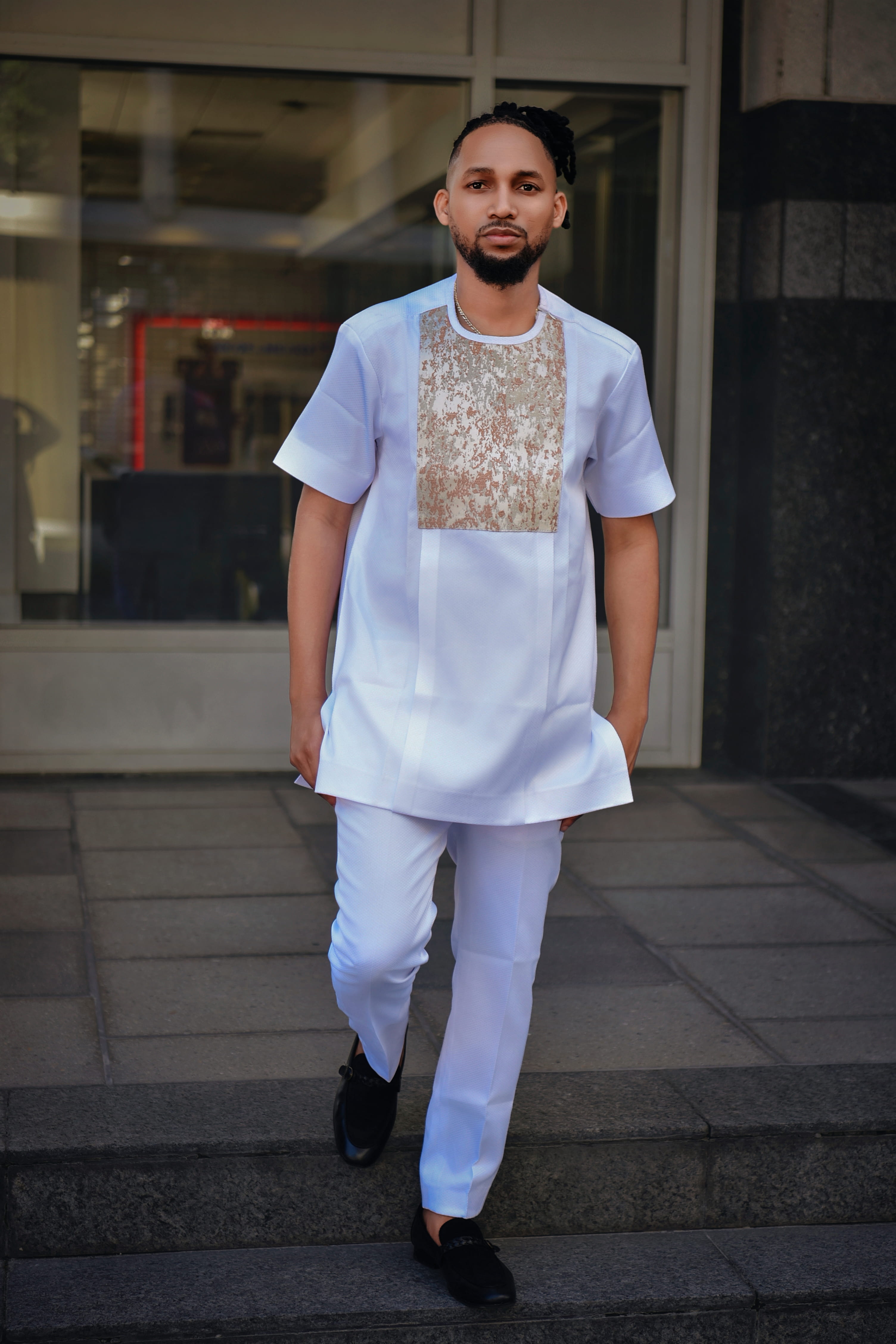 The Aurelius Set – Modern African Men’s Two-Piece Outfit | Richfabrik
