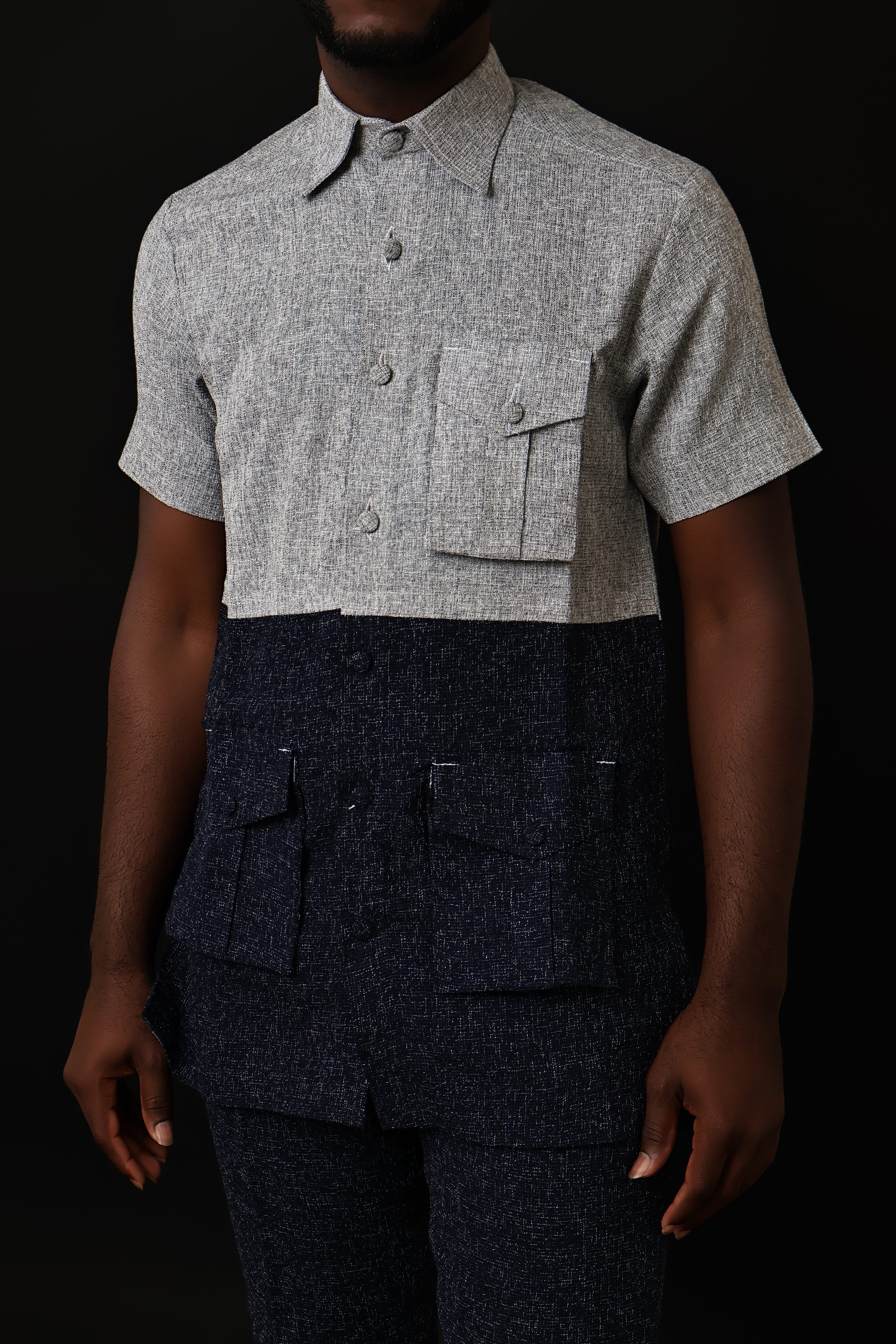 The Executive Divide – Modern African Men’s Two-Piece Outfit | Richfabrik